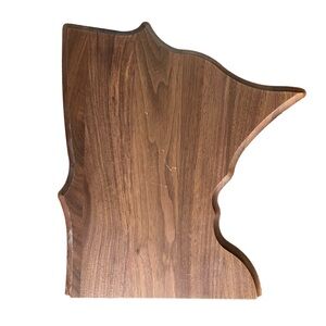 Minnesota State MN Wood Cut Out Wall Art Plank DIY Crafts Decoration Rustic